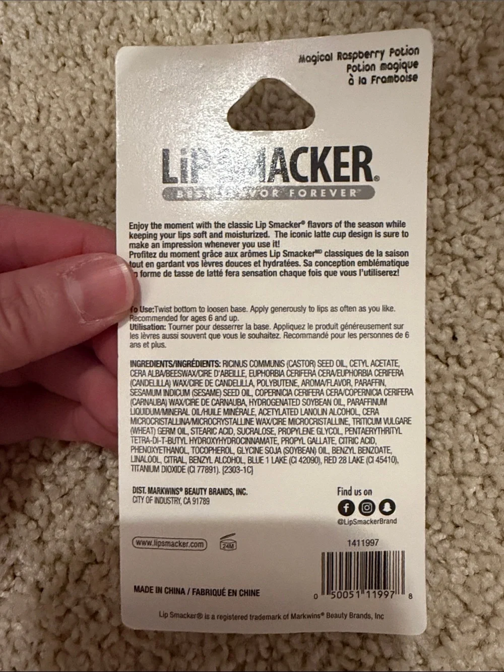 Lip Smacker Kids Lip Balm - Pink Magical Raspberry Potion
